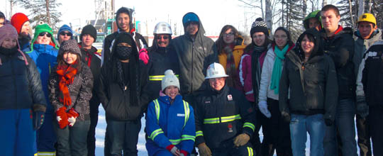 N.W.T. Students Tour Slater River Project