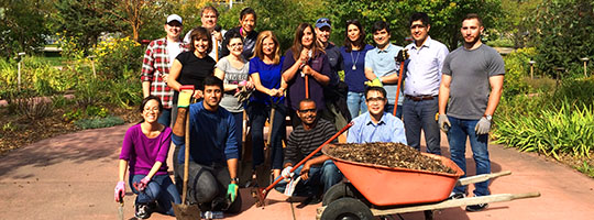 Tucker Thermal Project employees volunteer at the CNIB’s community garden